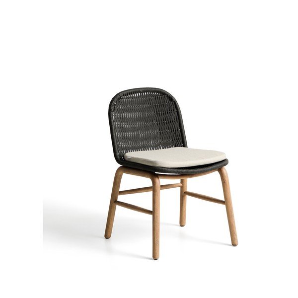Tumši pelēks dārza krēsls Alipa – Kave Home-image-3