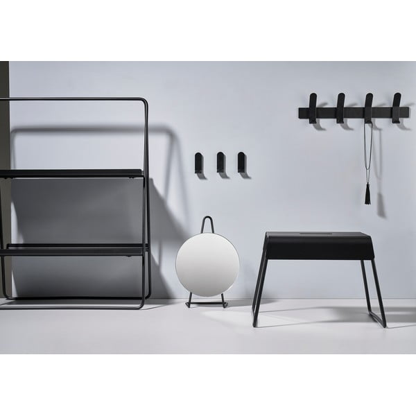Melns tērauda sienas pakaramais Zone A-Rack-image-3