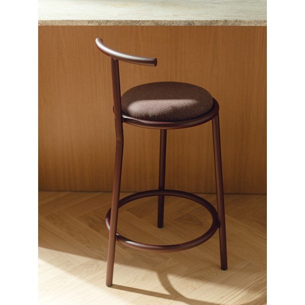 Bordo metāla bāra krēsls (sēdekļa augstums 68 cm) Hogo – noo.ma-image-1