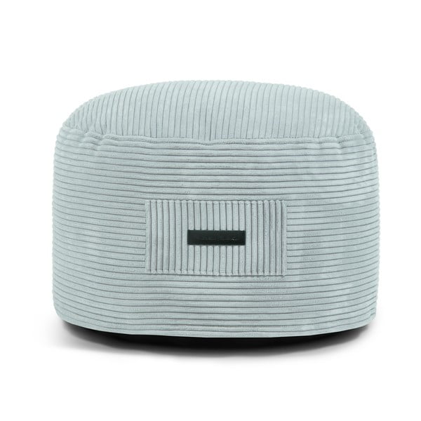 Piparmētru zaļš velveta pufs Om 60 – SLOWDOWN