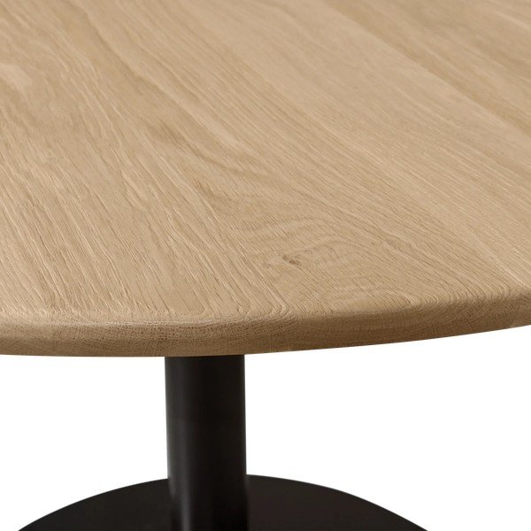 Apaļš ēdamgalds ar ozola masīvkoka galda virsmu ø 120 cm Tablo – WOOOD-image-2