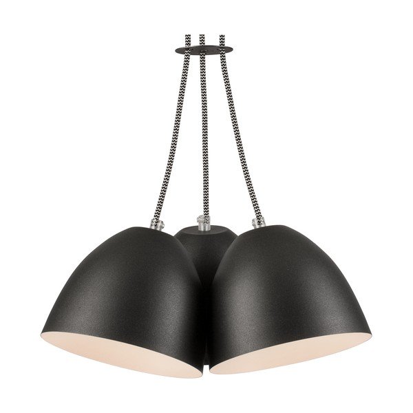 Melna piekaramā lampa ar metāla abažūru – LAMKUR-image-4