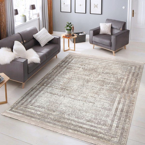 Bēšs paklājs 80x200 cm – Mila Home-image-2