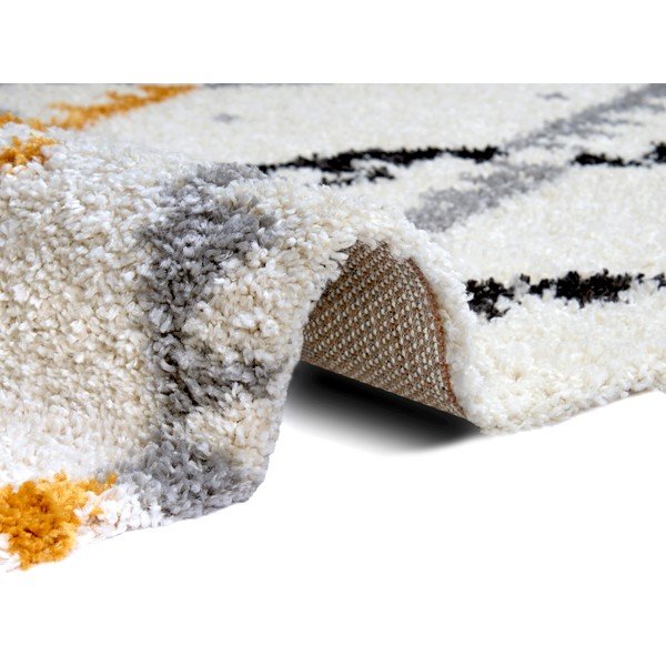 Krēmkrāsas un oranžs paklājs Mint Rugs Lark, 160 x 230 cm-image-1