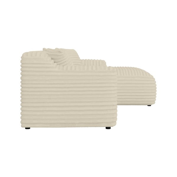 Bēšs velveta stūra dīvāns (ar labo stūri/ar zvilni) Martin – Ropez-image-3