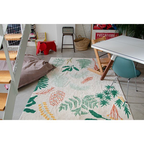 Mazgājams/ar rokām darināts kokvilnas bērnu paklājs 170x240 cm Botanic Plants – Lorena Canals-image-3