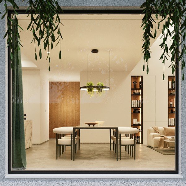 Melna alumīnija LED piekaramā lampa ø 110 cm RIO – Thoro-image-3