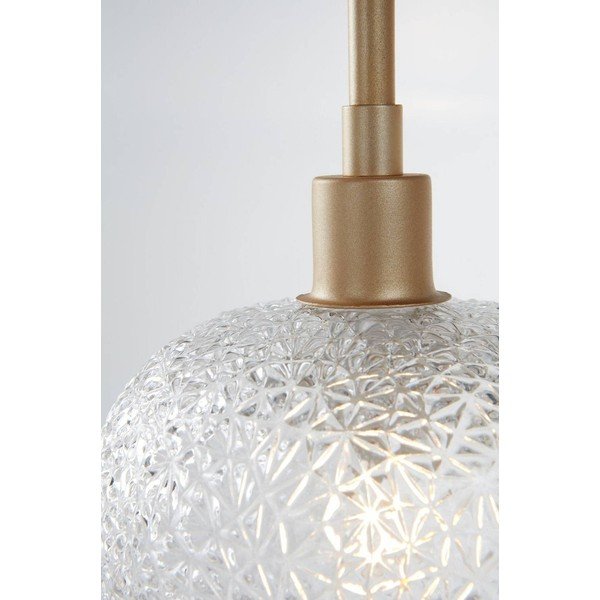 Zelta krāsas stikla piekaramā lampa ø 15 cm Frost – Jotex-image-3