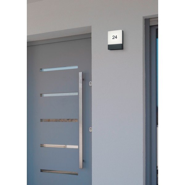 LED sienas āra gaismeklis (augstums 20 cm) Pecos – Trio-image-1