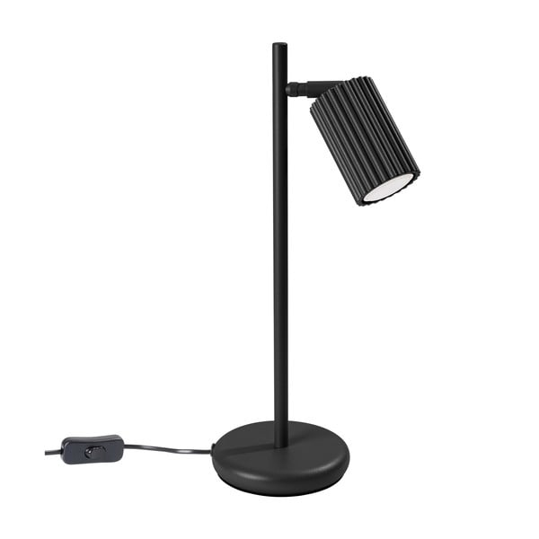 Melna galda lampa (augstums 43 cm) Gleam – Nice Lamps