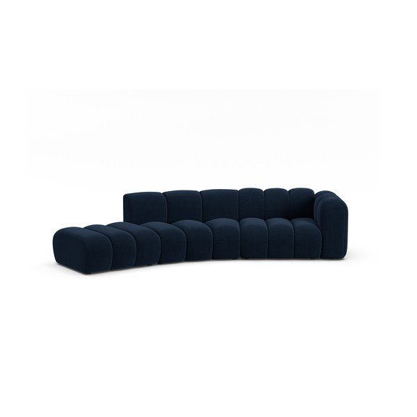 Tumši zils stūra dīvāns (ar labo stūri) Lupine – Micadoni Home