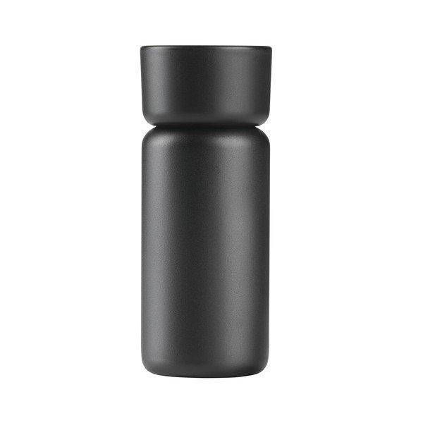 Melna nerūsējošā tērauda termokrūze 400 ml Singles – Zone-image-2