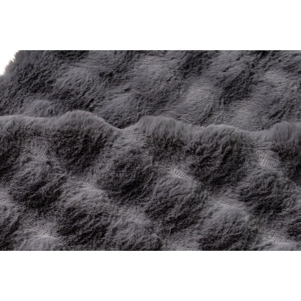 Antracīta pelēks mazgājams paklājs 160x250 cm Puffy Bubble – Oyo Concept-image-4