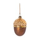 Stikla ar rokām izgatavots Ziemassvētku eglītes rotājums ø 6 cm Acorn – Sass & Belle