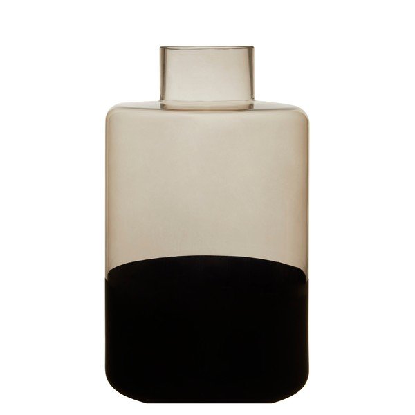 Stikla vāze ar melnām detaļām Premier Houseware Cova, augstums 32 cm-image-4