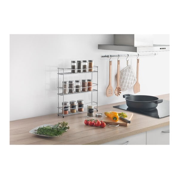 Garšvielu plaukts ar 3 līmeņiem Metaltex Kumino-image-4