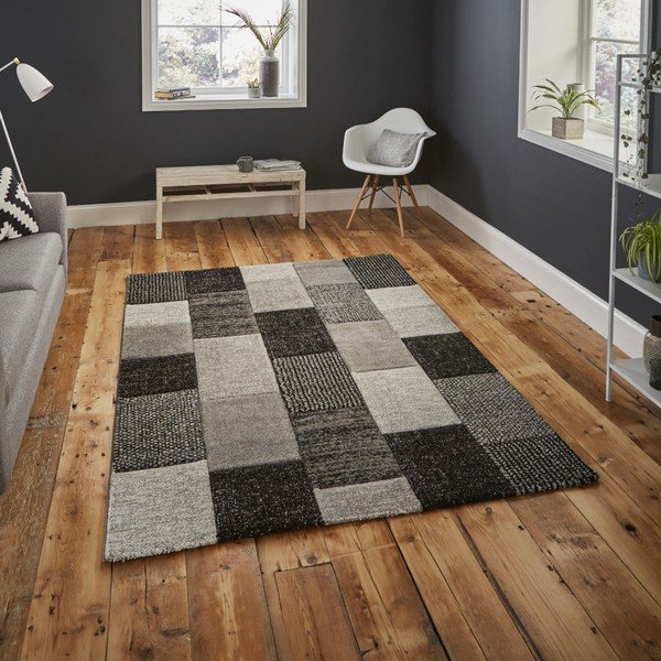 Pelēks paklājs Think Rugs Brooklyn, 120 x 170 cm-image-1