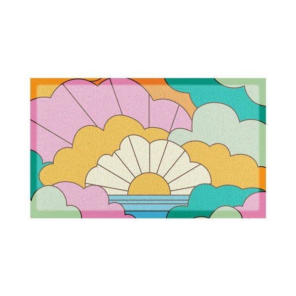 Pārstrādātas plastmasas kājslauķis 40x70 cm Elizabeth Olwen  – Artsy Doormats