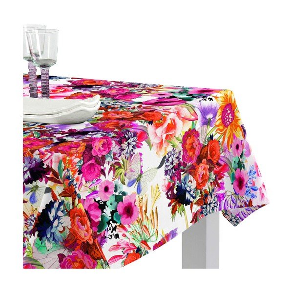 Kokvilnas galdauts Happy Friday Basic Flowery, 250 x 150 cm-image-2