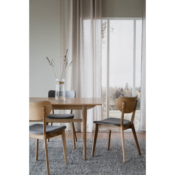 Pelēki ēdamistabas krēsli (2 gab.) Kato – Rowico-image-2