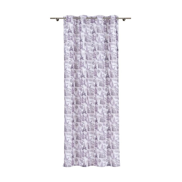 Violets aizkars 140x245 cm City – Mendola Fabrics