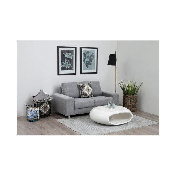 Balts kafijas galdiņš Actona Eliptical Coffee Table-image-1