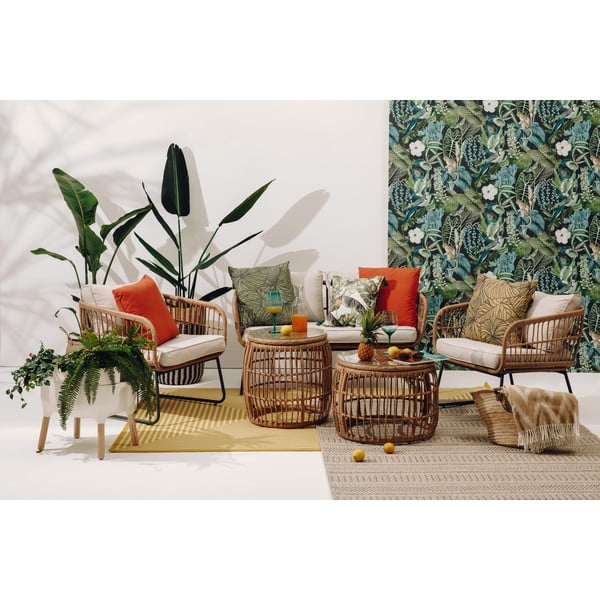 Zaļš dārza spilvens Hartman Lilija, 50 x 50 cm-image-3