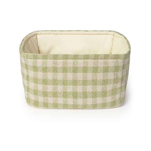 Gaiši zaļš tekstila bērnu rotaļlietu grozs 30x20x20 cm Swan Matcha – Lorena Canals