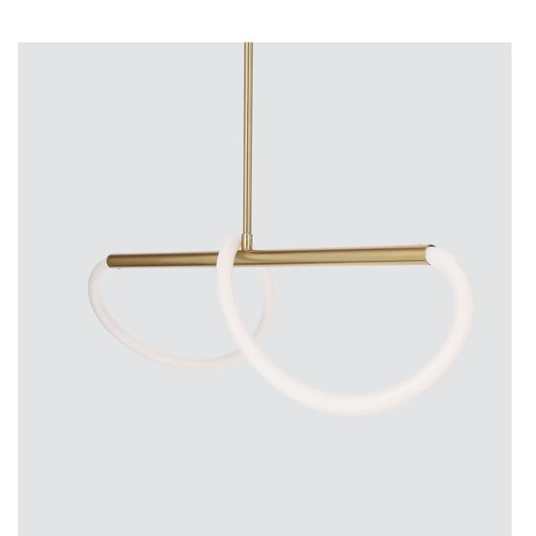 Zelta krāsas LED piekaramā lampa Supreme – Candellux Lighting-image-3