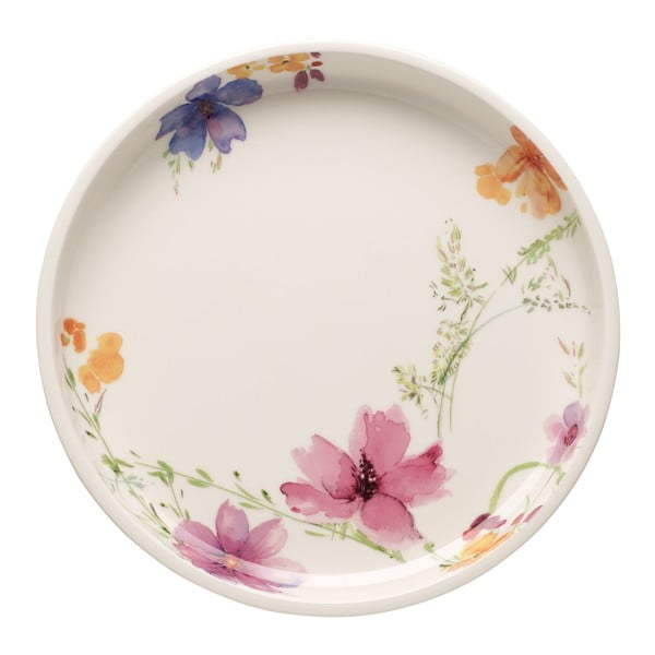 Porcelāna servēšanas šķīvis ar ziedu motīvu Villeroy & Boch Mariefleur Basic, ⌀ 26 cm