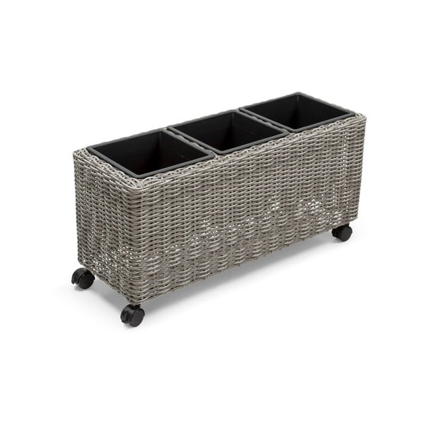 Pelēks dārza puķu pods Bonami Essentials Natural-image-3