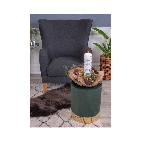 Zaļš pufs House Nordic Gamby, ø 34 cm-image-1