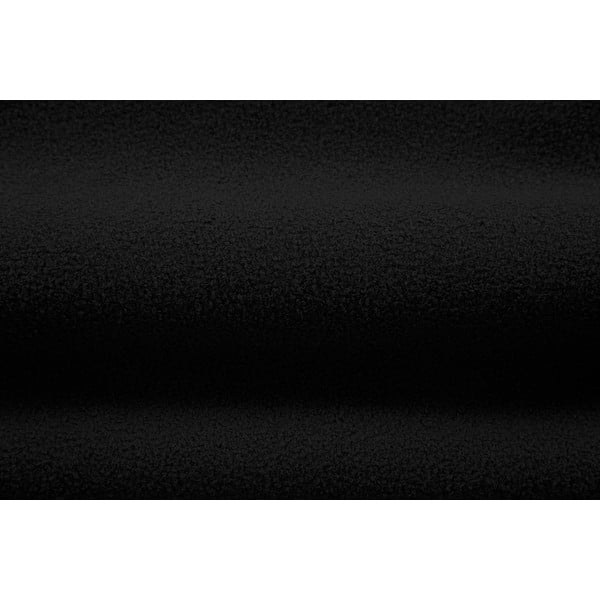 Melns atpūtas krēsls no buklē auduma Jenny – Micadoni Home-image-4