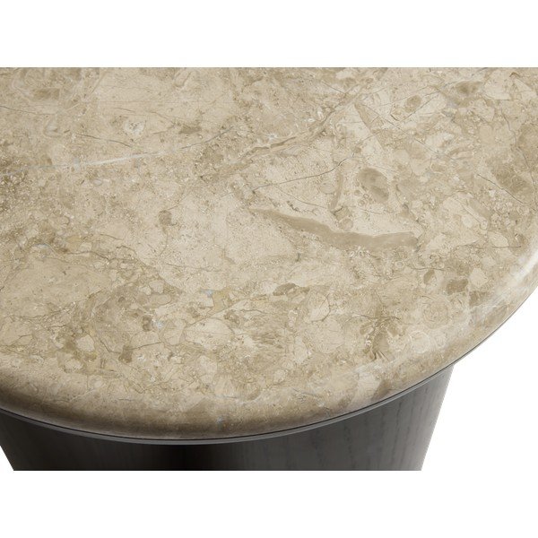 Apaļš sānu galdiņš ar marmora virsmu ø 45 cm Piazze – Unique Furniture-image-2