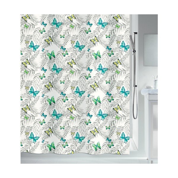 Dušas aizkars 180x200 cm Papillons – Spirella