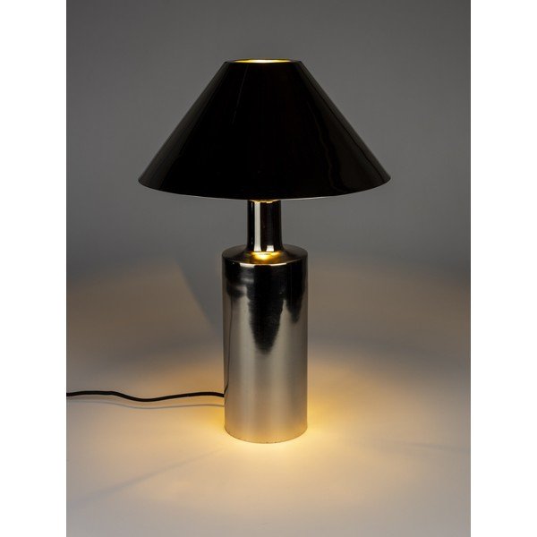 Sudraba krāsas metāla galda lampa ar metāla abažūru (augstums 53 cm) Wonders – Zuiver-image-2
