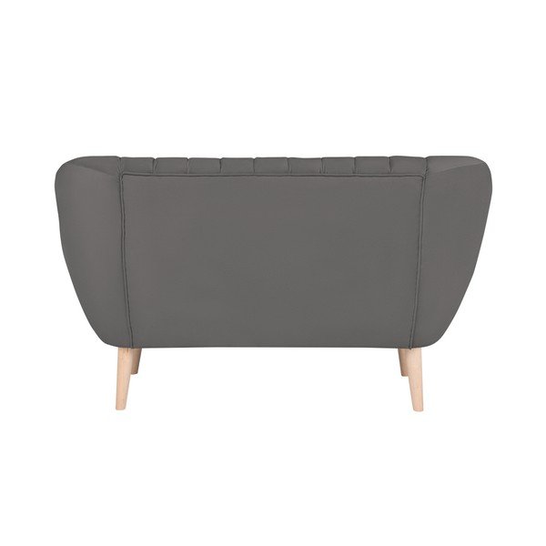 Micadoni Home Vincente pelēks divvietīgs dīvāns-image-3