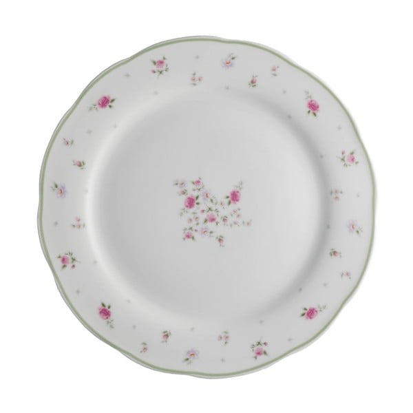 18 daļīgs porcelāna šķīvju komplekts no Brandani Nonna Rosa-image-2