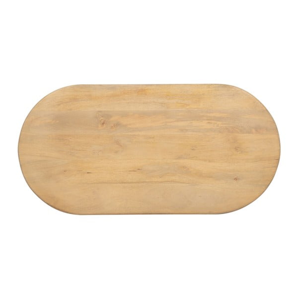 Dabīga toņa mango masīvkoka žurnālgaldiņš 60x120 cm Montmartre – Ixia-image-3