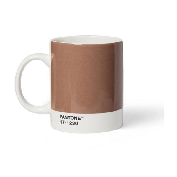 Gaiši brūna porcelāna krūze 375 ml Mocha Mousse 17-1230 – Pantone