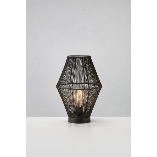 Melna galda lampa ar metāla abažūru (augstums 38 cm) Casa – Markslöjd-image-1
