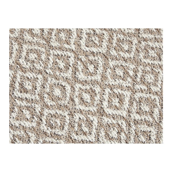 Bēšs un krēmkrāsas āra paklājs Elle Decoration Bloom Croix, 80 x 150 cm-image-4