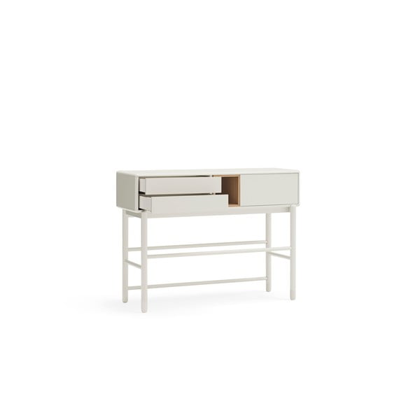 Krēmkrāsas konsoles galds 35x120 cm Corvo – Teulat-image-4