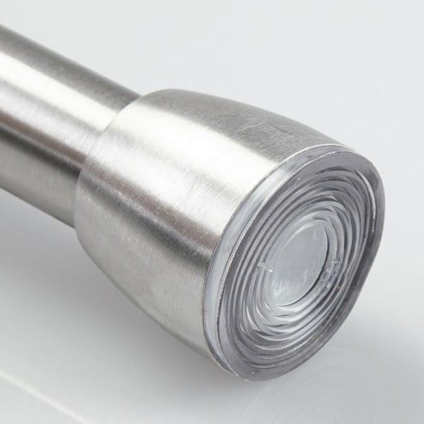 Metāla izvelkamais dušas aizkaru stienis iDesign Forma, 127–221 cm-image-1