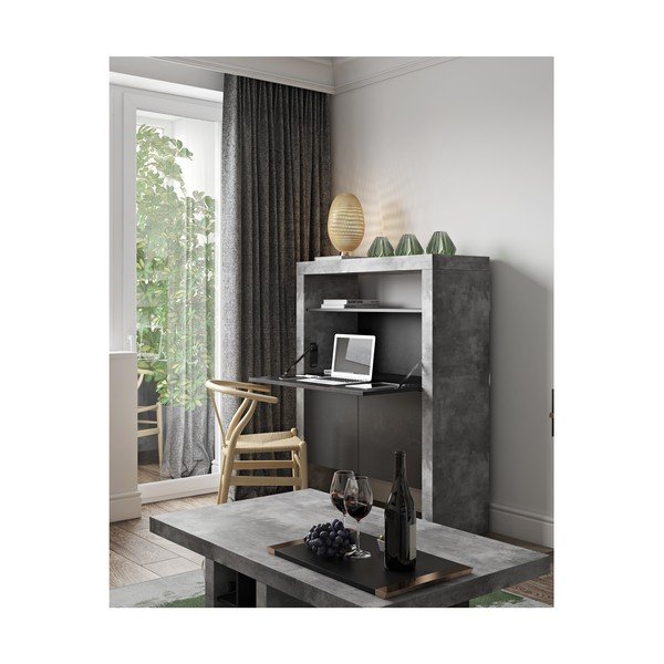 TemaHome Detroit betona darba galds, 137 x 109 cm-image-1