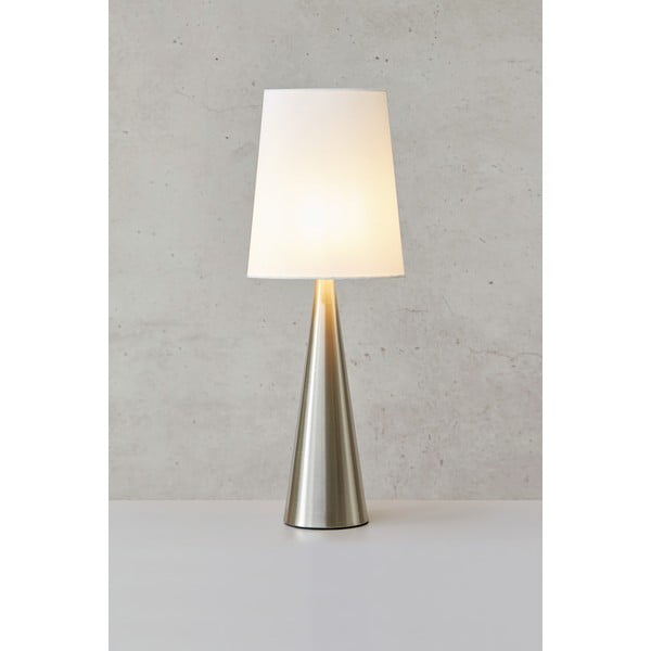 Galda lampa baltā/sudraba krāsā (augstums 64 cm) Conus – Markslöjd-image-1