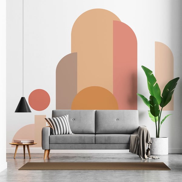 Sienas uzlīme 120x250 cm Abstract Sunset – Ambiance