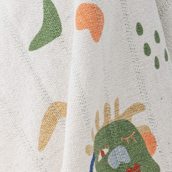 Krēmkrāsas bērnu sega no pārstrādātas kokvilnas 130x160 cm Sylvie – Bloomingville Mini-image-3