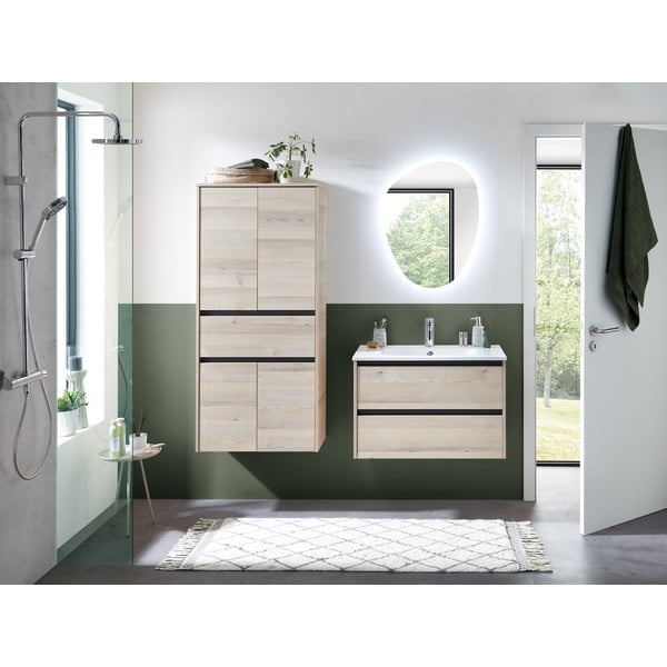 Sienas spogulis ar gaismu 55x72 cm Quickset 393 – Pelipal-image-4