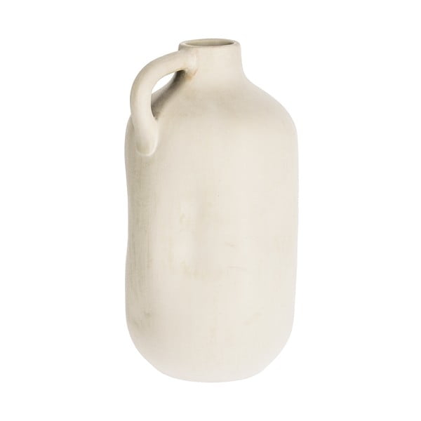 Balta keramikas vāze Kave Home Caetana, augstums 55 cm